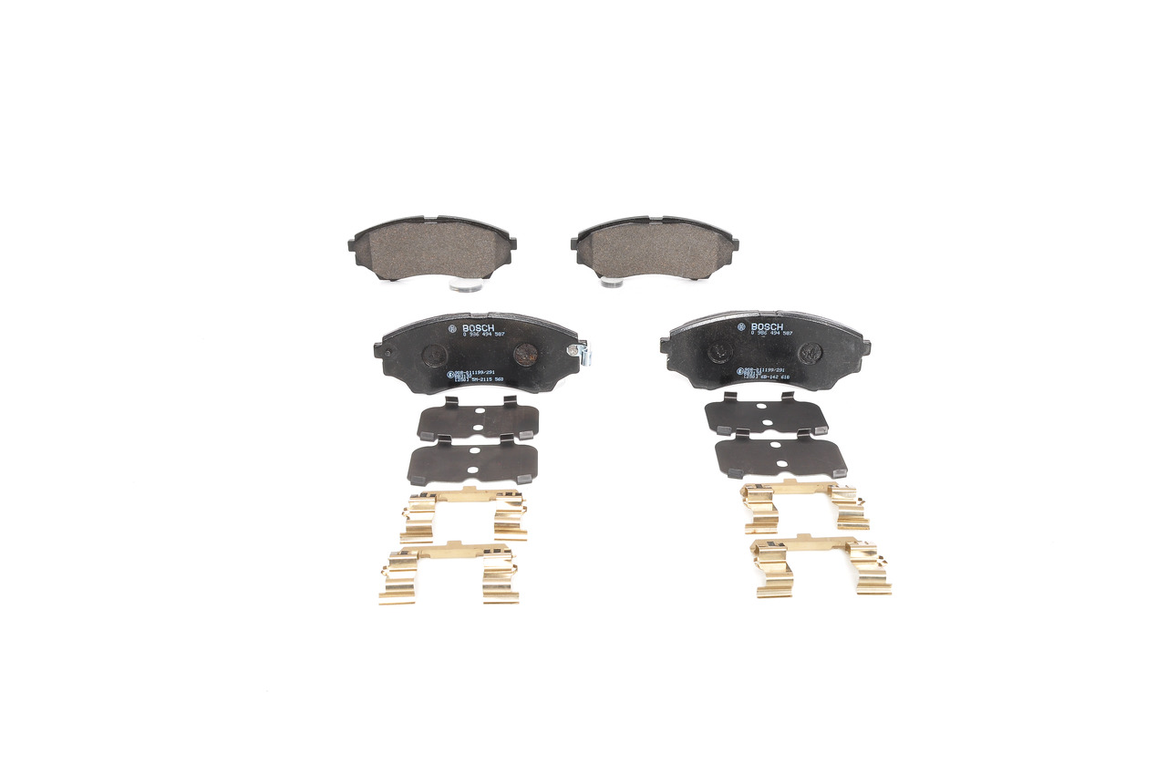 BOSCH 0 986 494 587 replacement Ford Ranger EQ brake pads rear and front price