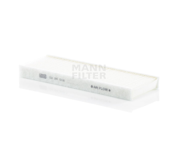 MANN-FILTER CU 24 012-2 Salono filtras PEUGEOT 301 Sedanas 1.2 PureTech 83 AG benzinas 2022
