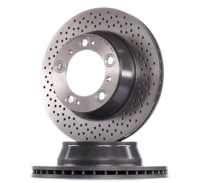 BREMBO 09.6665.11 Bremseskiver Porsche Cayman 987 2011