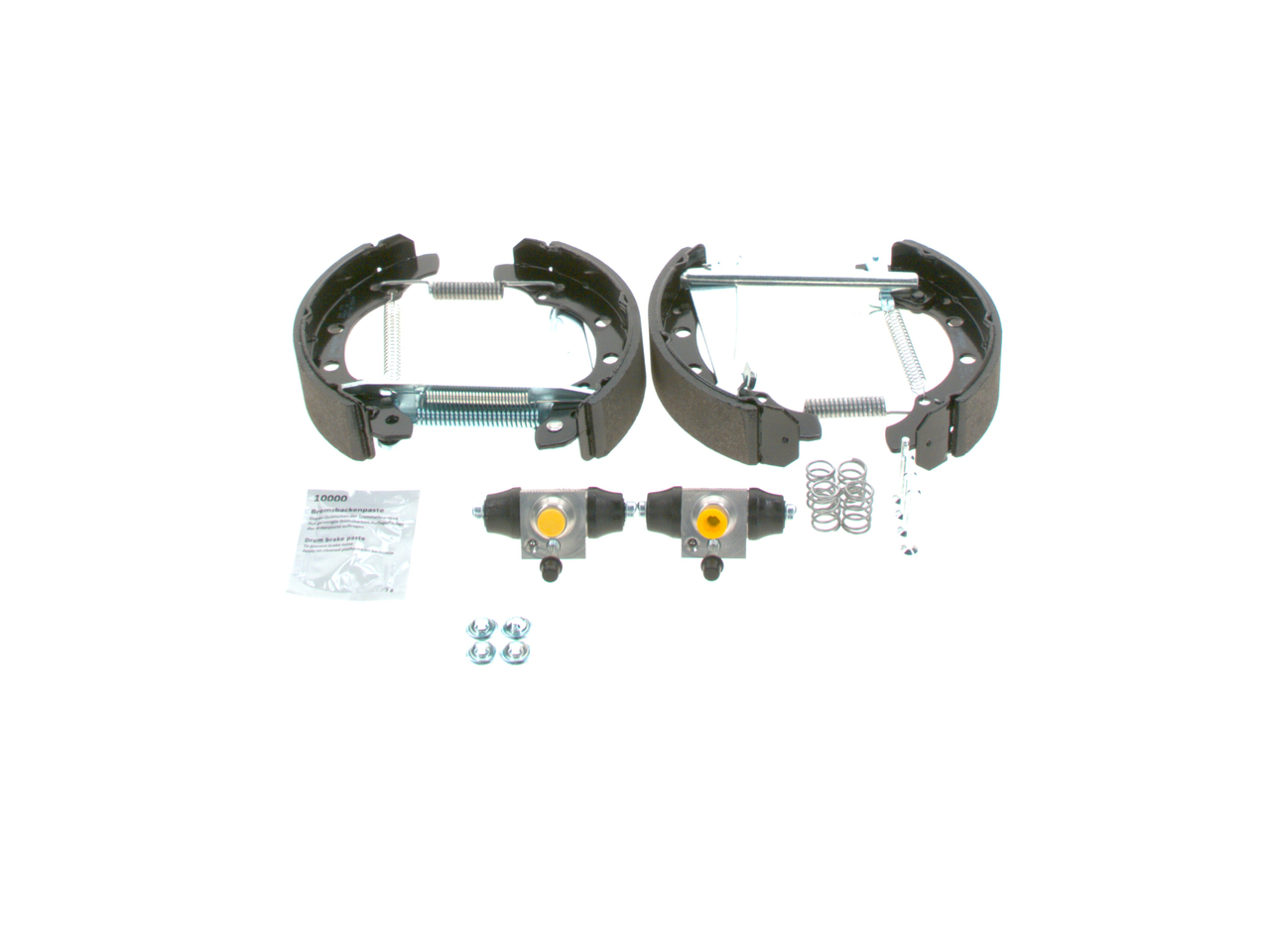 BOSCH 0 204 114 682 Φρένα τυμπάνου VOLKSWAGEN up! Hatchback (121, 122, BL1, BL2) 1.0 60 PS Βενζίνη 2011