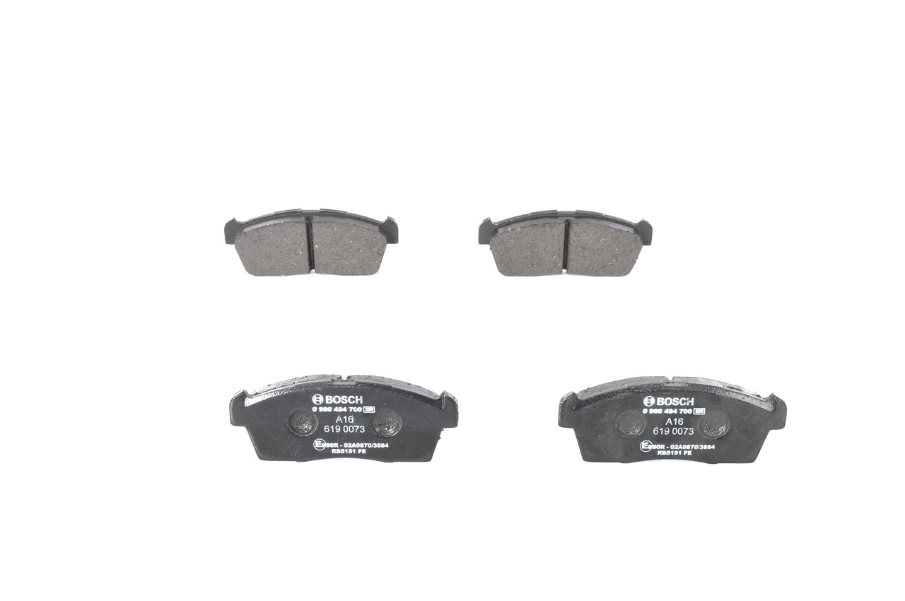 BOSCH 0 986 494 700 Stabdžių kaladėlės CITROËN C-ZERO 2021