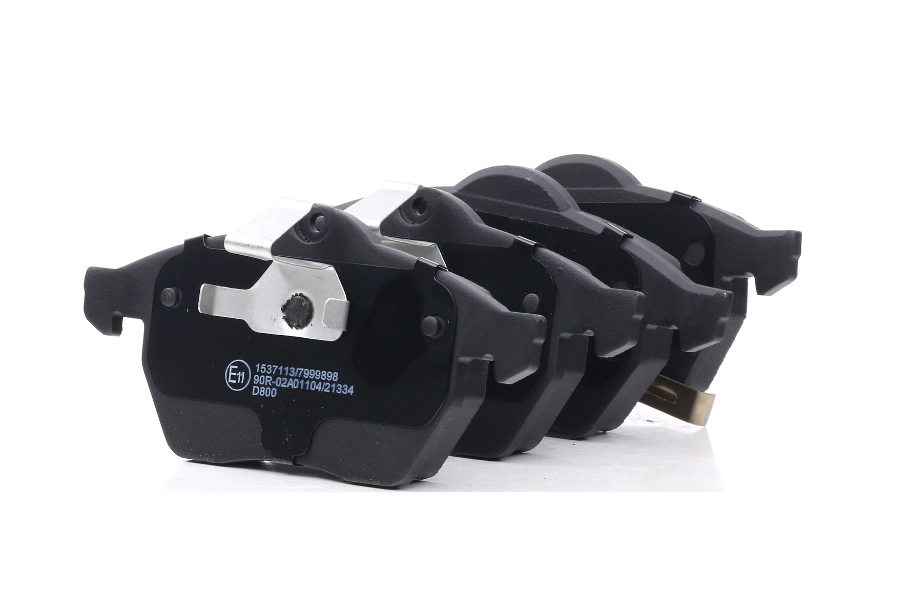 RIDEX 402B0249 Bremsbelagsatz Vorderachse, mit Kolbenclip