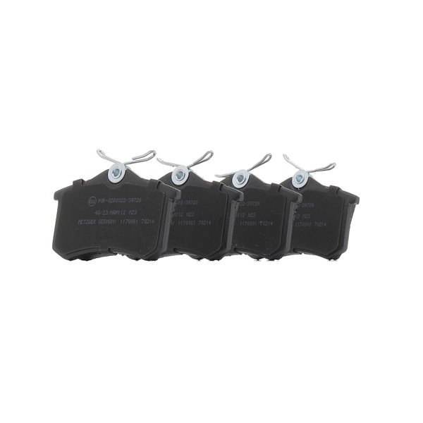 Etujarrupalat METZGER AUDI A6 1170060