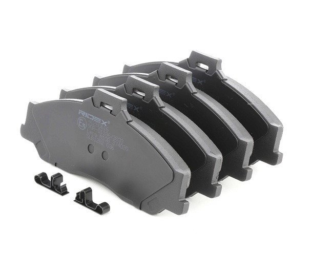 RIDEX 402B0616 Τακάκια φρένων MAZDA BT-50 Pick-up (CD, UN) 2.5 TDi 110 PS Πετρέλαιο 2012