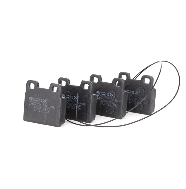RIDEX 0060 778 265 Brzdové platničky 402B0717