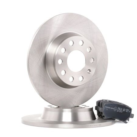 RIDEX 3405B0009 remschijven en -blokken Seat Altea XL 2.0 TDI 136 Pk Diesel 2009