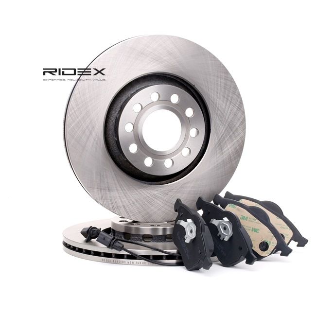 RIDEX 3405B0070 Discos y pastillas de freno Audi A4 B7 Avant 2.7 TDI 180 cv Gasóleo 2006
