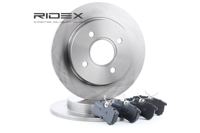RIDEX 3405B0078 Kit disque et plaquette de frein FIAT Bravo II 5 portes (198) 1.9 D Multijet (198AXB1A) 120 CV Diesel 2014