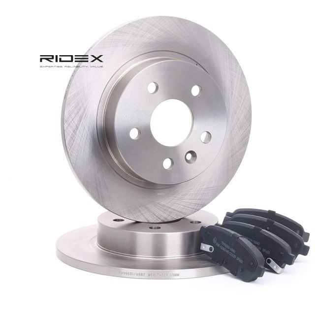 RIDEX 3405B0214 Komplet brzdy VAUXHALL Astra Mk6 (J) GTC (P10) 1.7 CDTi 131 KS nafta 2018