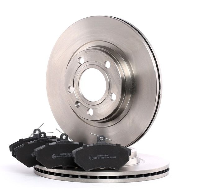 RIDEX 3405B0036 Discos y pastillas de freno Audi A4 B7 Avant 2.7 TDI 180 cv Gasóleo 2007