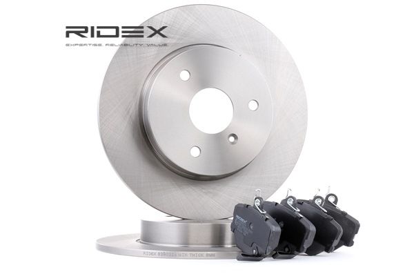 RIDEX 3405B0053 remschijven en blokken A 451 421 00 10