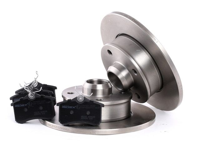 RIDEX 3405B0109 Bremsscheiben und -beläge Passat 3a5 1.8 G60 Syncro 160 PS Benzin 1991
