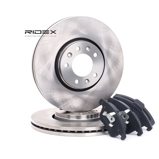 RIDEX 3405B0242 Δισκόπλακες & τακάκια φρένων Renault Scenic 1 1.9 dCi 102 PS Πετρέλαιο 1999