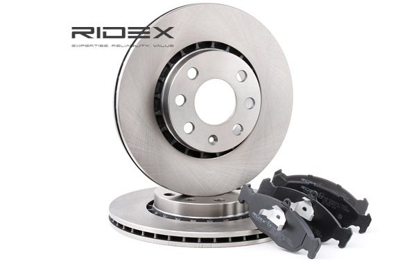 RIDEX 3405B0217 Discos y pastillas de freno VAUXHALL Corsa Mk1 (B) Hatchback (S93) 1.6 GSI 16V 109 cv Gasolina 1994