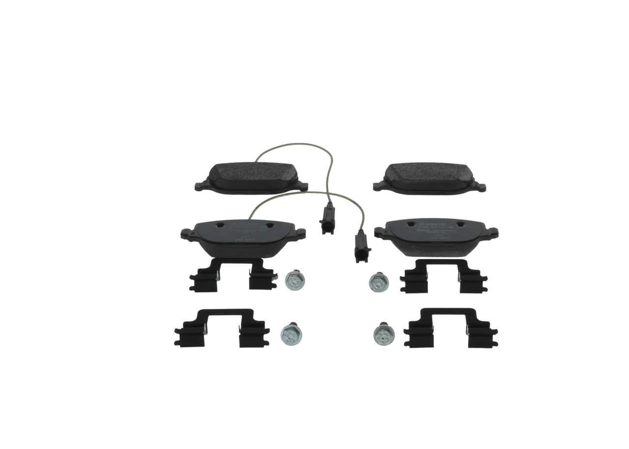 BOSCH 77365560 Brzdové platničky 0 986 494 717