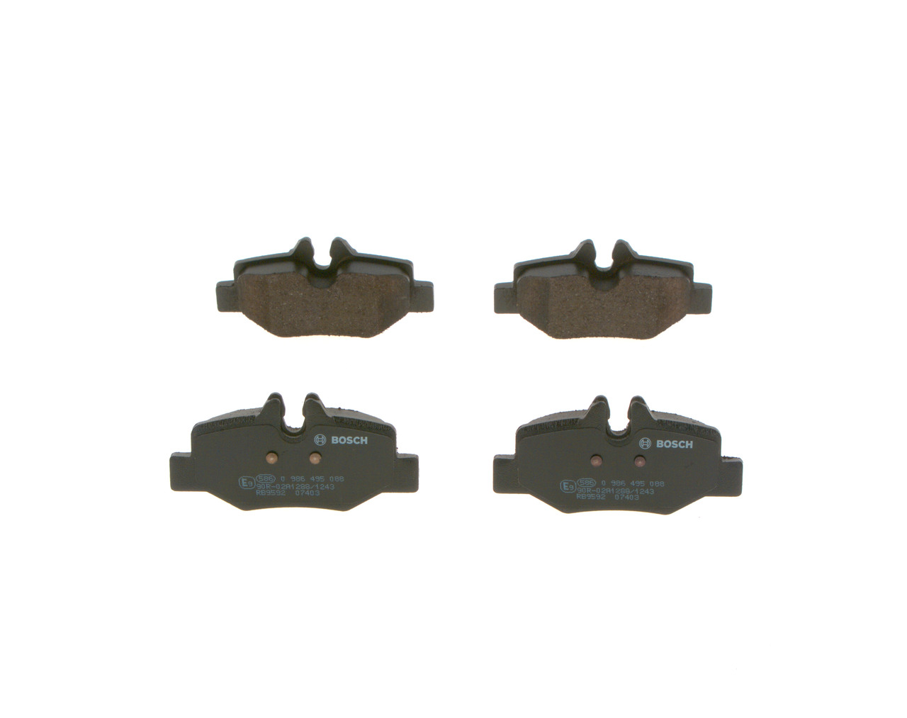 BOSCH A 0064204420 Zavorne ploščice 0 986 495 088
