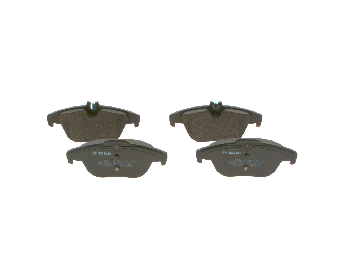 BOSCH 0054204320 Stabdžių kaladėlės 0 986 495 105
