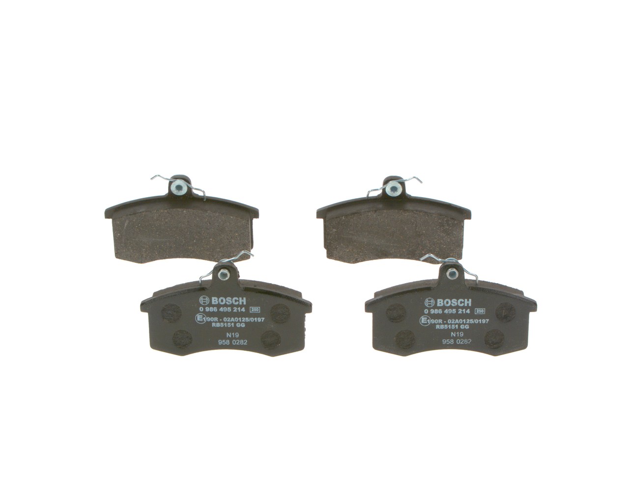 BOSCH 0 986 495 214 Dubļu sargs, bremžu disks Lada 2172 1.6 82 ZS Benzīns 2009