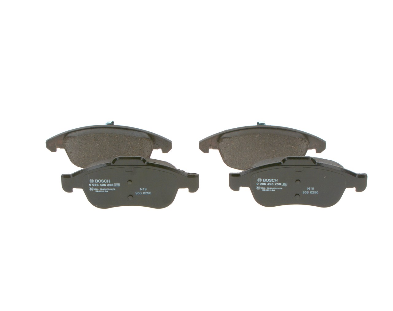 Juego de pastillas de freno BOSCH CITROËN BERLINGO 0 986 495 258