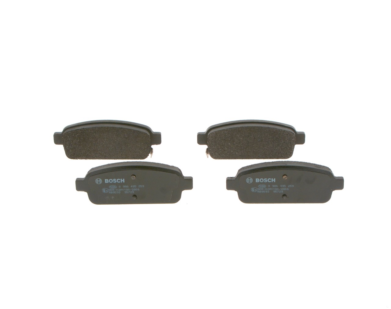 Kit de pastillas de freno BOSCH OPEL MOKKA 0 986 495 259