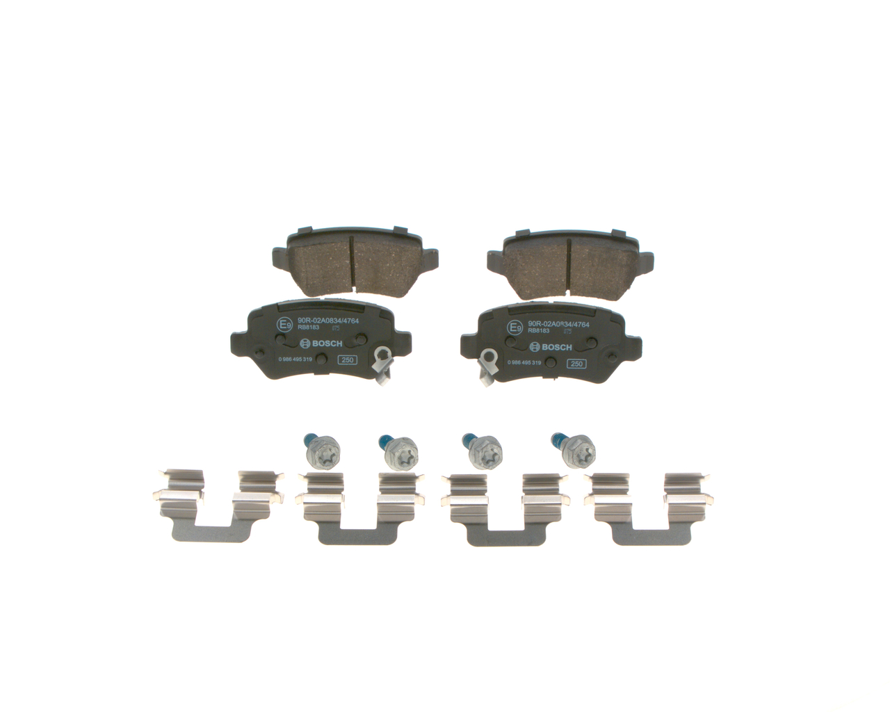 BOSCH 58302-A2A30 Jarrupalat, levyjarru 0 986 495 319