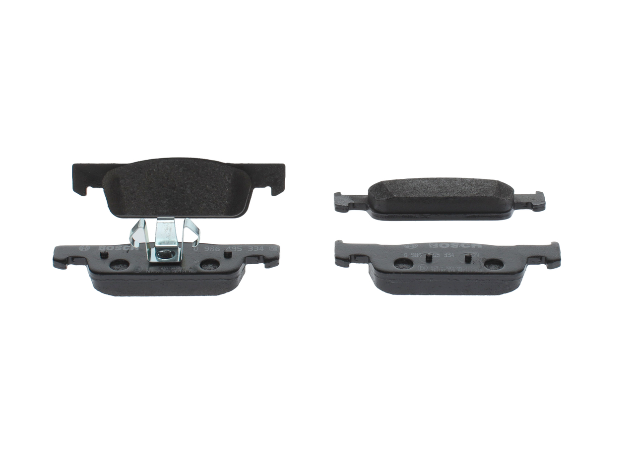 BOSCH 0 986 495 334 Τακάκια φρένων Smart Fortwo 3 Cabrio electric drive / EQ (453.491) 56 PS Ηλεκτρικό 2021