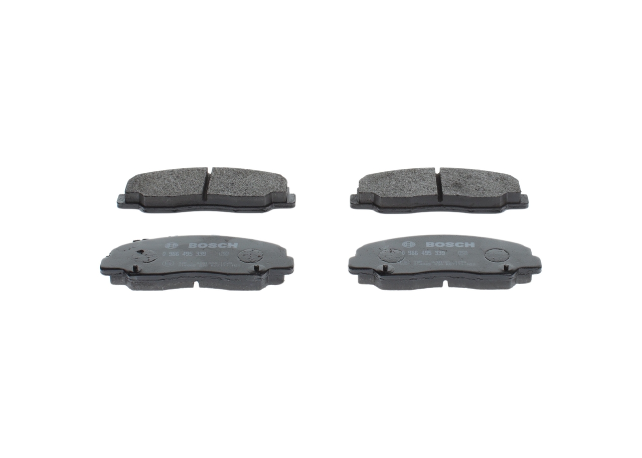BOSCH 0 986 495 339 Klocki hamulcowe Daihatsu Rocky Soft Top 2.8 D (F70, F75, F80, F85) 73 KM olej napędowy 1994