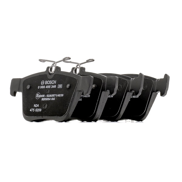 BOSCH 0 986 495 346 Bremsbeläge SEAT Tarraco (KN2_) 1.4 TSI 150 PS Benzin 2024