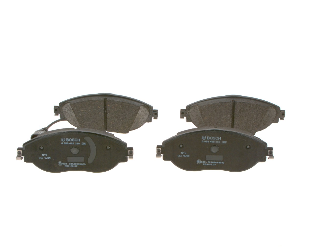 BOSCH 7N0 698 151C Jarrupalat, levyjarru 0 986 495 350