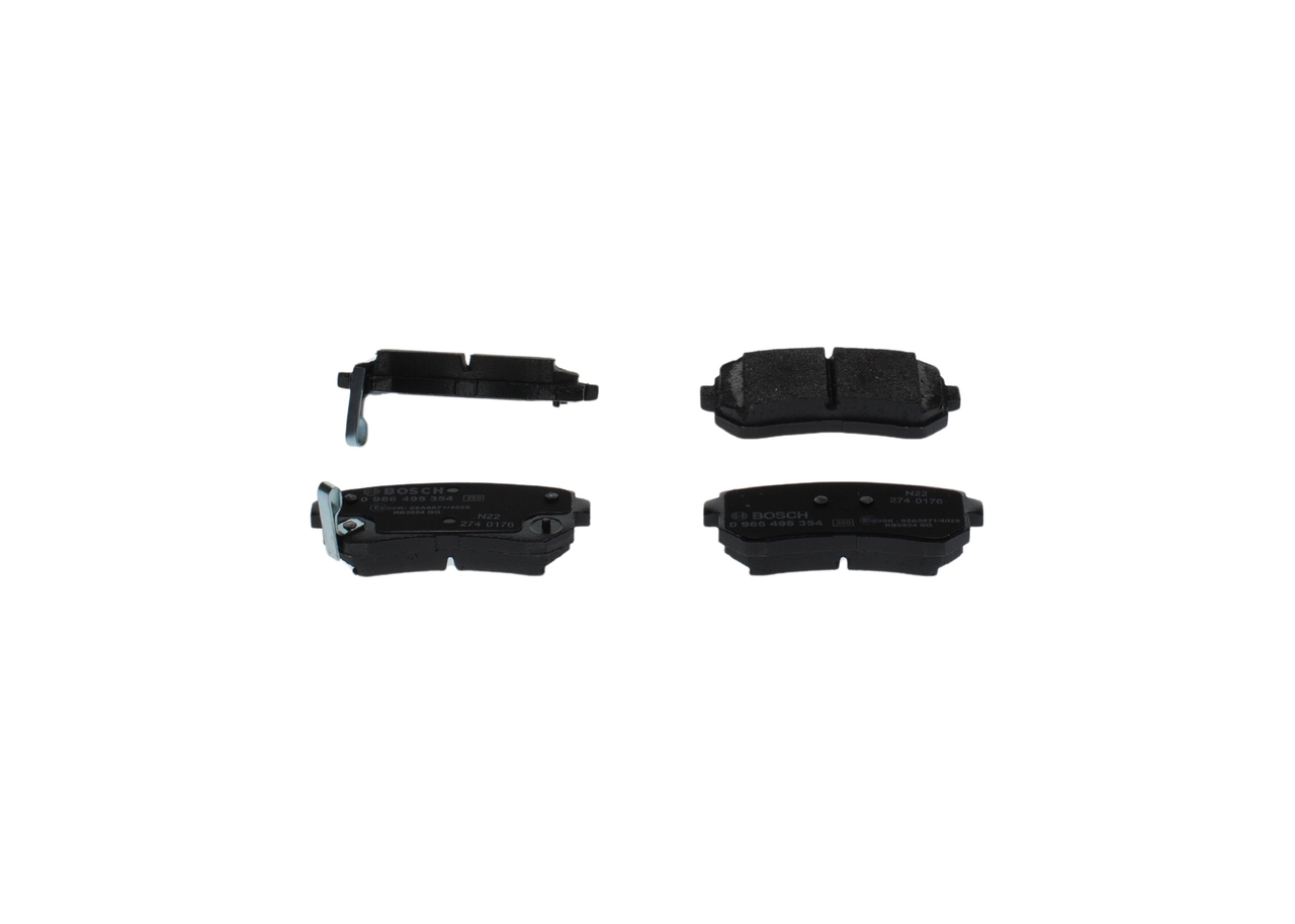 Τακάκια δισκόφρενων BOSCH HYUNDAI i20 0 986 495 354