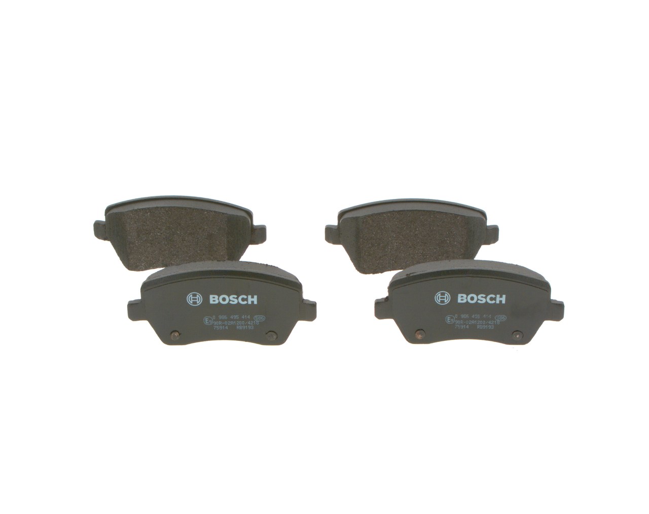 BOSCH A4154210510 Jarrupalat, levyjarru 0 986 495 414