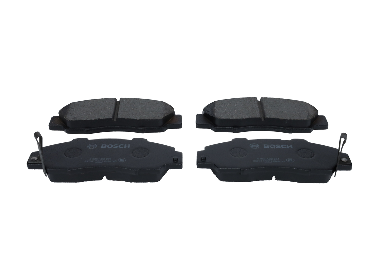 BOSCH 0 986 AB2 204 Remblokken Honda Prelude 4 2.2 (BB5) 137 Pk Benzine 1995