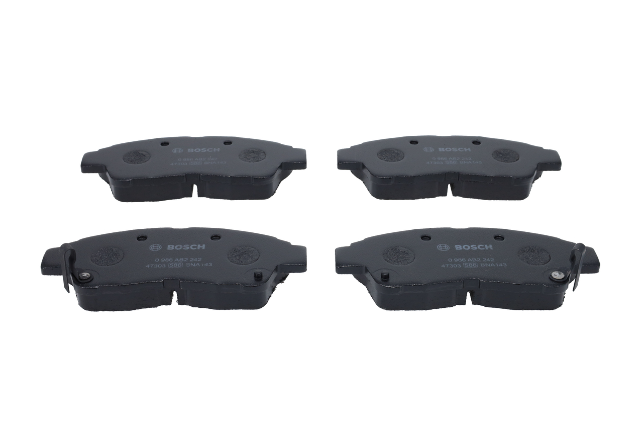 BOSCH 0 986 AB2 242 Remblokken Toyota Rav4 xa1 2.0 4WD (SXA10, SXA11) 165 Pk Benzine 1996