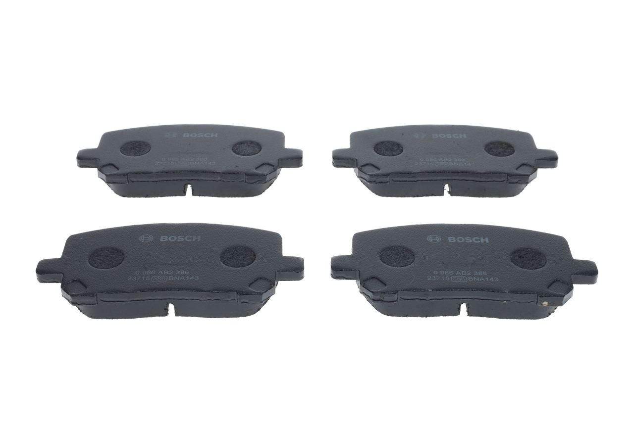 BOSCH 0 986 AB2 386 Pastiglie dei freni Toyota Avensis Verso M2 2.4 VVT-i (ACM21_) 160 CV Benzina 2008