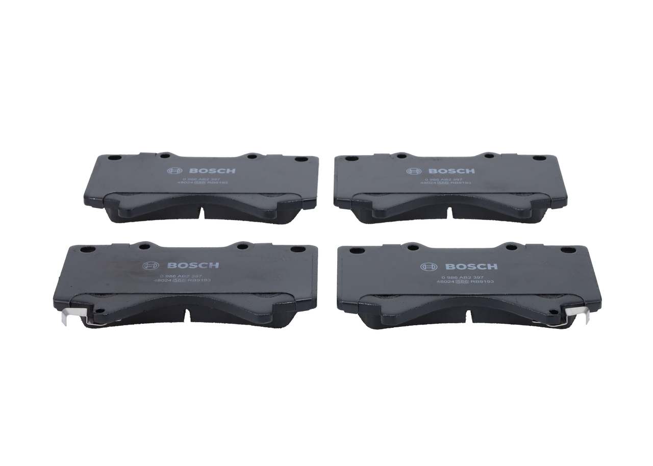 BOSCH 0 986 AB2 397 Τακάκια φρένων TOYOTA Sequoia II (XK60) 5.7 4WD (USK65_) 386 PS Βενζίνη 2016