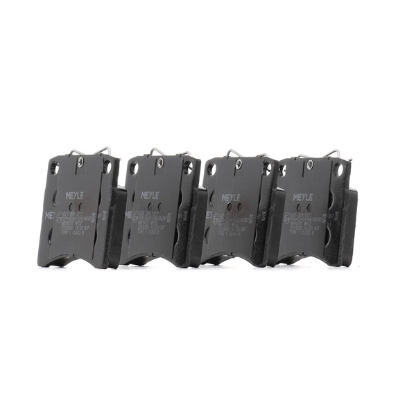 MEYLE 025 206 5217 remblokken VW T4 Transporter 2.4 D 75 Pk Diesel 1998