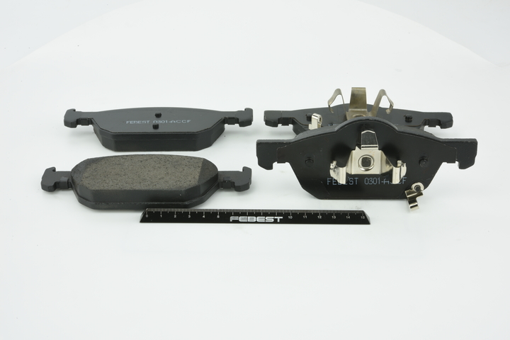 FEBEST 0301-ACCF Remblokken Honda Civic 9 Tourer 1.8 i-VTEC (FK2) 141 Pk Benzine 2014