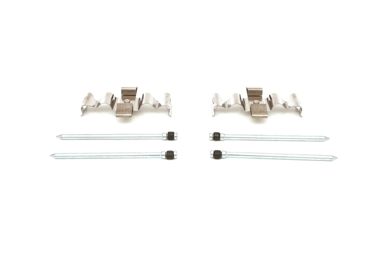 BOSCH 1 987 474 795 Monteringssæt til bremseklodser Mercedes W220 S 500 5.0 (220.075, 220.175, 220.875) 299 HK Benzin 2000