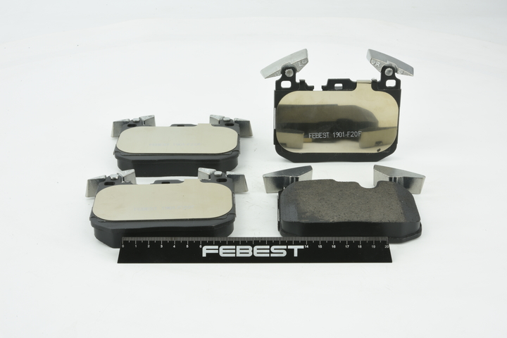 FEBEST 3411 2 284 765 Brzdové platničky 1901-F20F