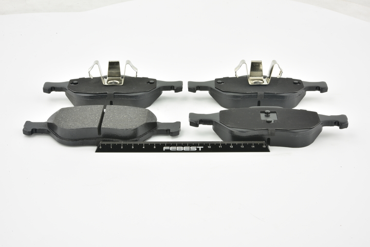 FEBEST 2101-JHF Brake pads Ford Fiesta Mk5 1.6 98 hp Petrol 2004