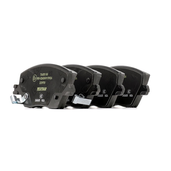 Bremseklosser TEXTAR DODGE DART 2239701