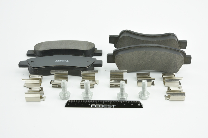 FEBEST 2501-BOXR Remblokken Peugeot Boxer Flatbed Vrachtwagen 2.8 TD 122 Pk Diesel 2001