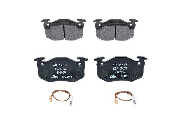 Remblokkenset ATE RENAULT TWINGO 13.0460-3955.2