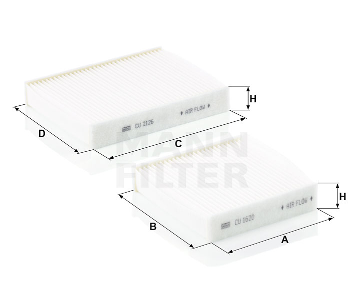 MANN-FILTER CU 21 000-2 Filter, zrak notranjega prostora CITROËN C3 2022