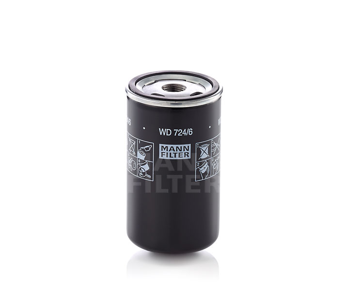 Filtro, sistema hidráulico operador MANN-FILTER WD 724/6
