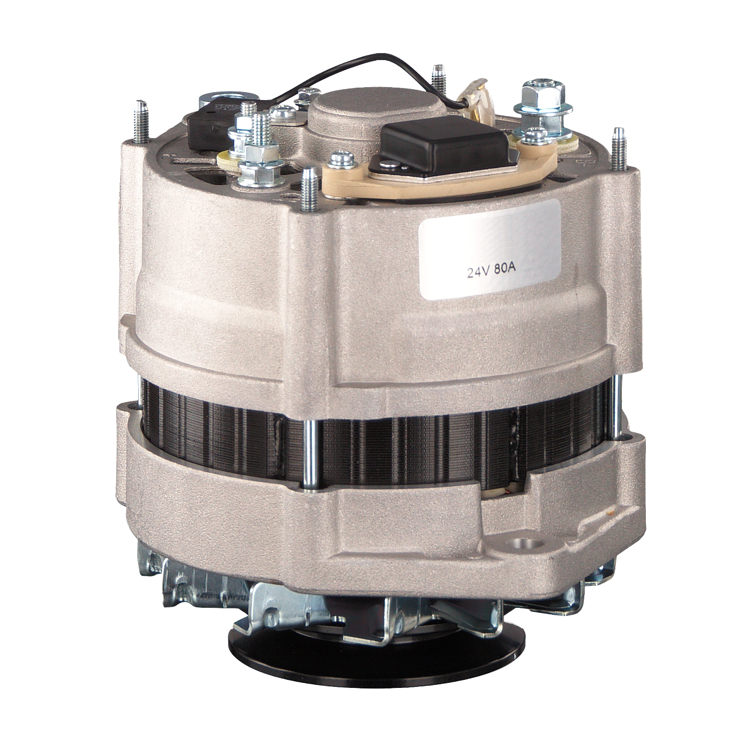 FEBI BILSTEIN 48930 Generator 80A, 24V, mit Riemenscheibe