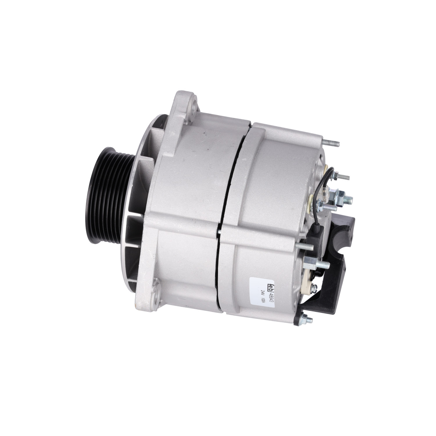 FEBI BILSTEIN 48943 Generator 100A, 24V, mit Riemenscheibe