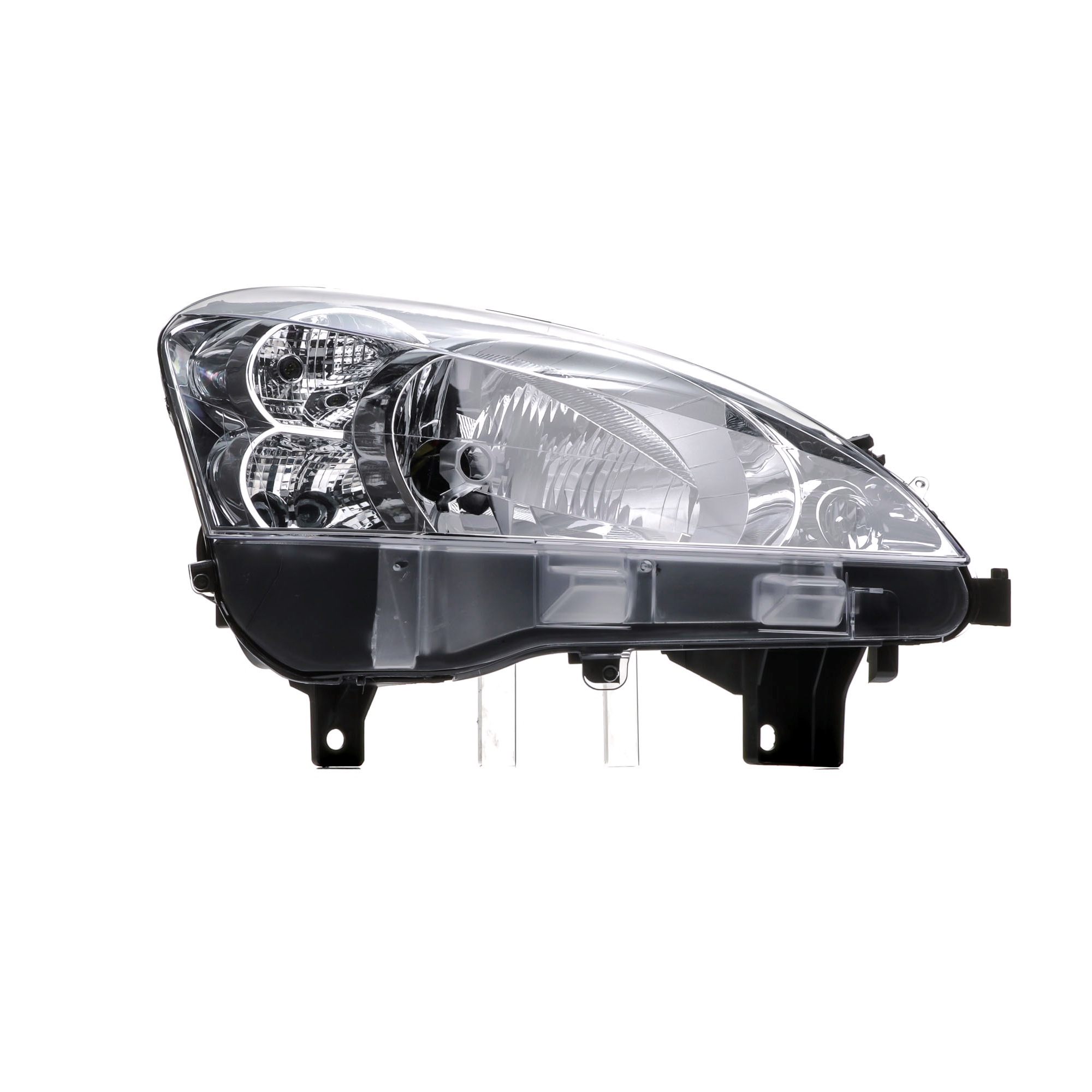 ABAKUS 550-1149RMLD-EM Scheinwerfer rechts, H4, mit Stellmotor für LWR, Lichtscheibenfarbe Blinkleuchte: glasklar, ohne Glühlampe