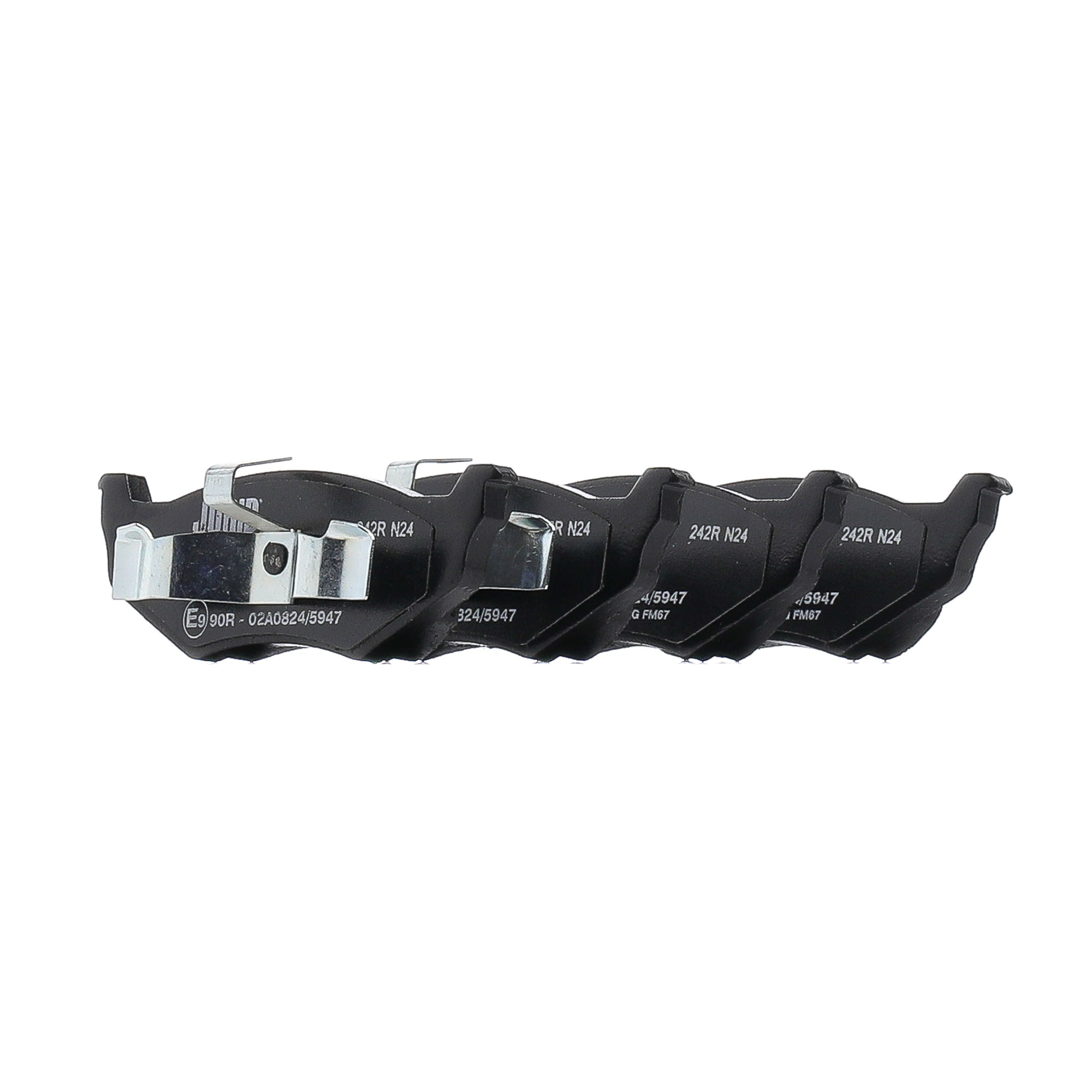 JURID 573069J Bremsbelagsatz mit Kolbenclip, ohne Zubehör