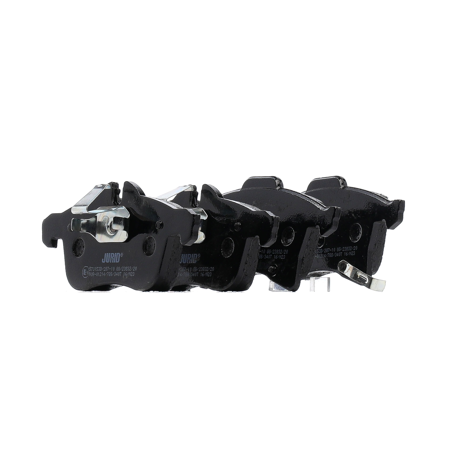 JURID 573153D Bremsbelagsatz mit Kolbenclip, mit Zubehör